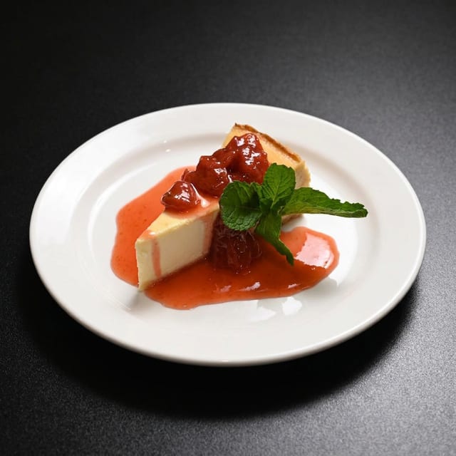 NY Style Cheesecake.