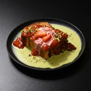 Strawberry Pistachio French Toast