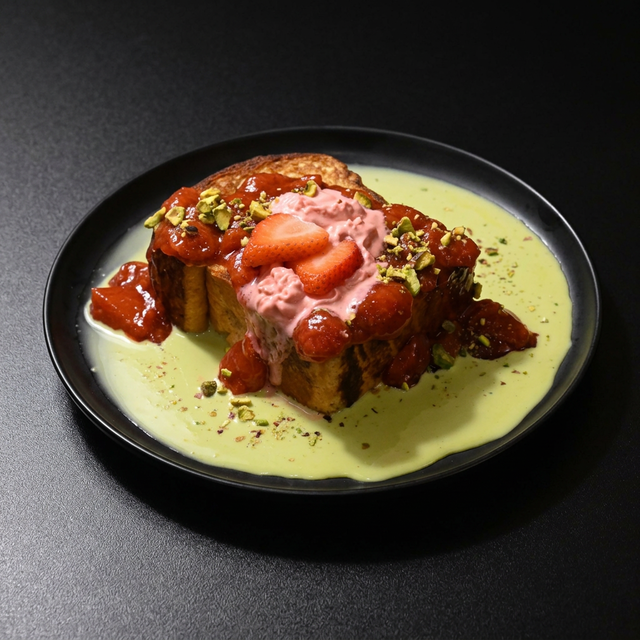 Pistachio French Toast.