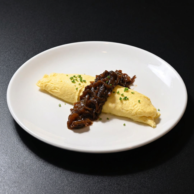 French Onion Omelette.