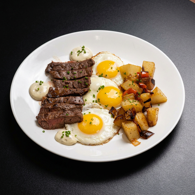Steak & Eggs.